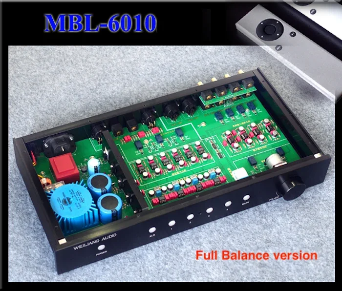 Wailiang Breeze Audio Imitated MBL6010D Pre-Amplifier with Remote Control HIFI EXQUIS Full balance MBL6010 Preamp