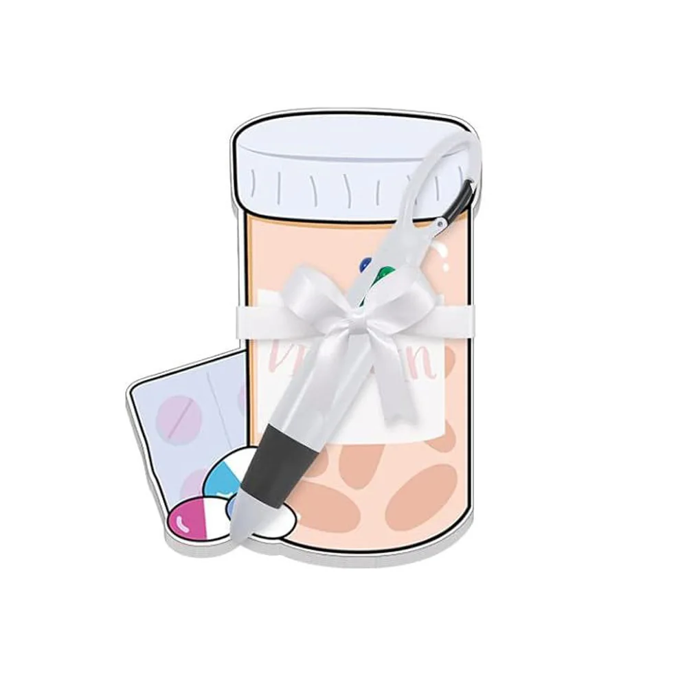 1 шт. функциональные подарки для медсестры, практичный портативный универсальный блокнот для медсестры, уникальный липкий блокнот для студентов-медсестер