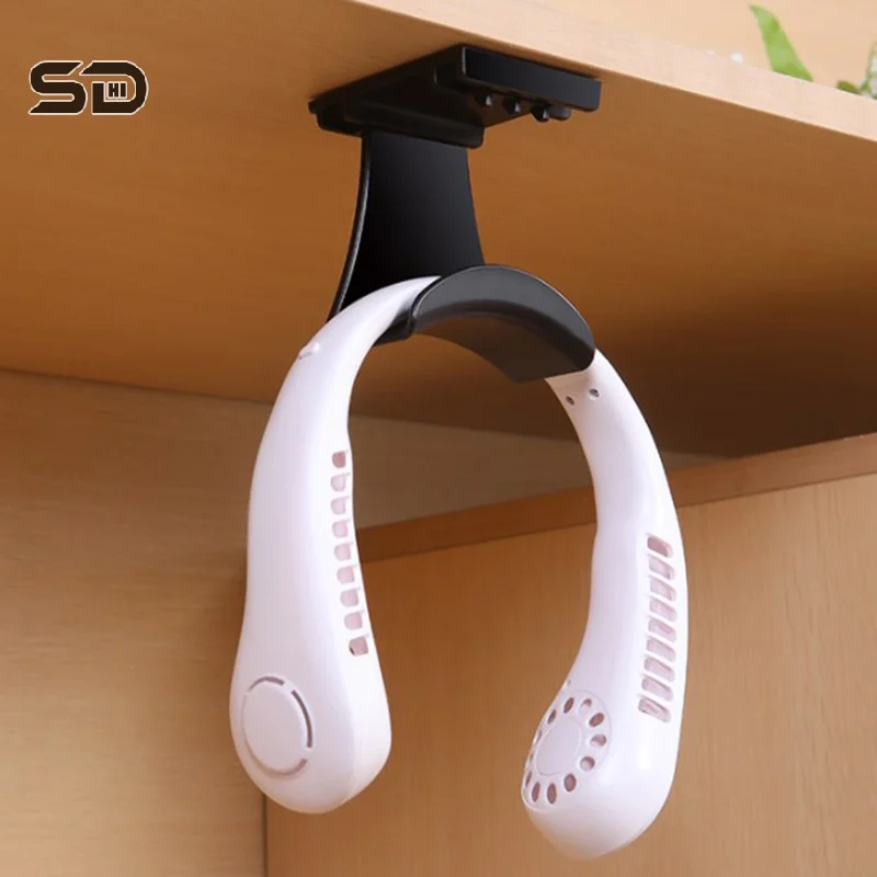 New Non Punching Computer Headphone Stand Wall Mounted Hanging Headphone Stand Creative Dormitory Pasting Game Headphone Stand