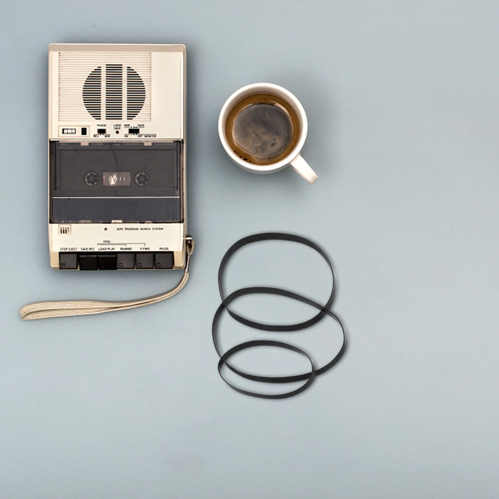 أحزمة مطاطية مربعة مشتركة 4-13.5 سنتيمتر لإصلاح آلة التسجيل حزام قوي مضاد للتشوه لمحرك الفيديو والأقراص المضادة للتشوه #3