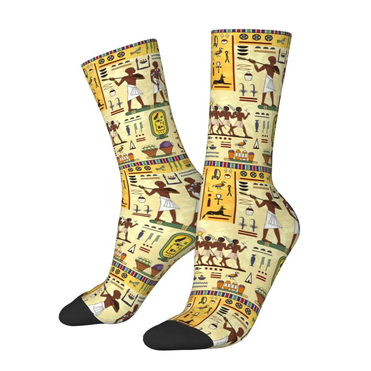 

Fashion Male Men Socks Ancient Egypt Sock Polyester Egyptian Symbol Tribal Skateboard Women's Socks Spring Summer Autumn Winter