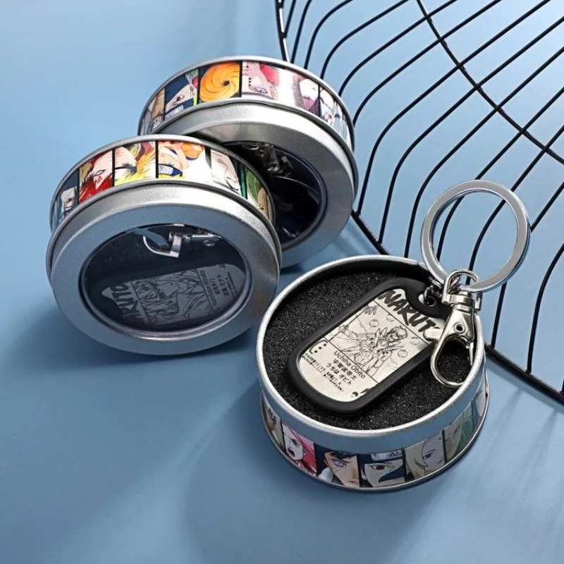 

Брелок Наруто, периферийные товары, аниме, мультяшный человек, персонализированные металлические украшения, рюкзак, брелок, подвеска, аксессуары, подарки