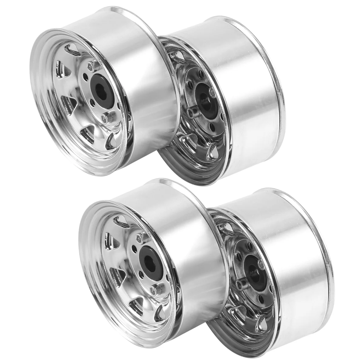 4 STUKS 1.55 Metalen Beadlock Velg Hub voor 1/10 RC Crawler Auto Axiale Yeti Jr 90069 RC4WD D90 TF2 Tamiya CC01 LC70 MST, 5