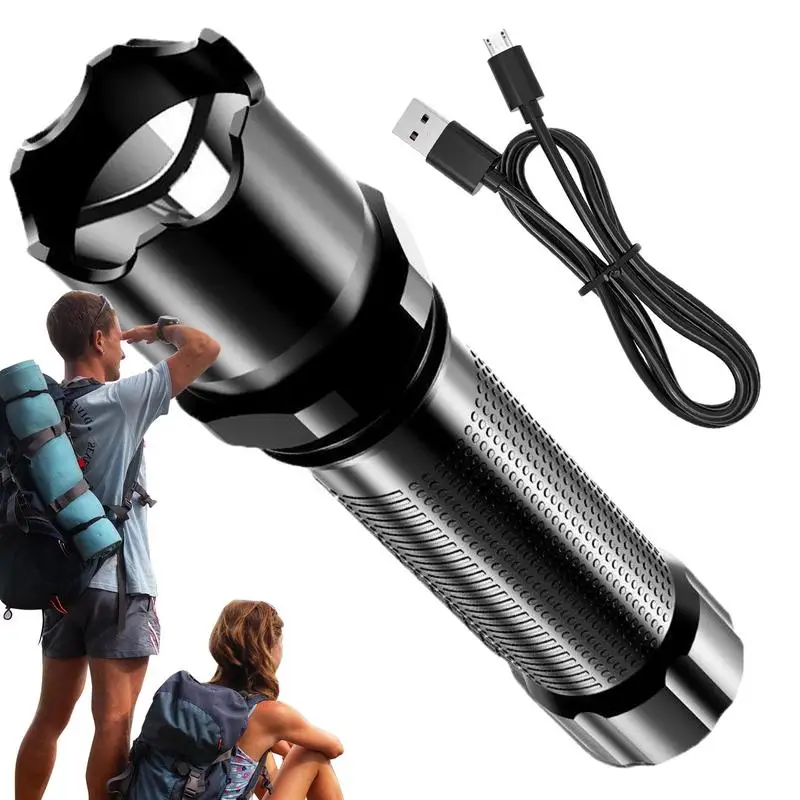 Super Bright Flashlight Waterproof Pocket Torch For Outdoor Super Bright High Power Led Work Light Multi Functional Mini Hand