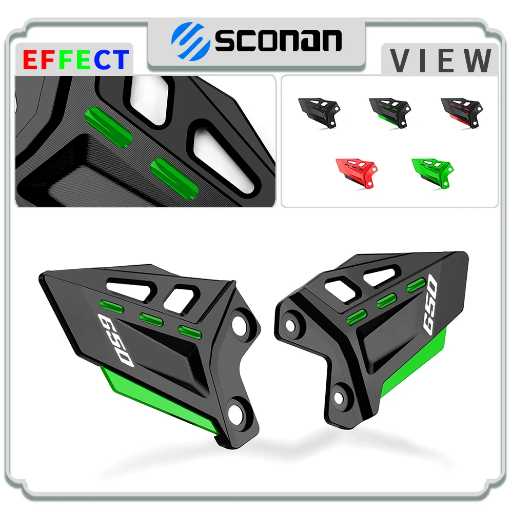 

Motorcycle Accessories Pedal Guard Rear Decorative Footrest Pedal Protector For ninja 650 ninja650 2017 - 2022 2023 2024 2025