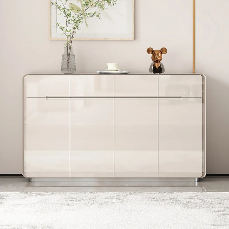 

French cream wind home living room shoe cabinet home entrance door large capacity porch storage cabinet modern