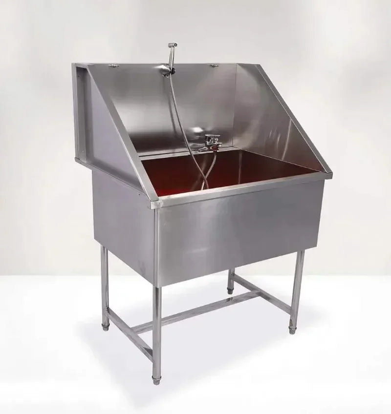 

exquisite craftsmanship hot selling pet grooming bathtub stainless steel cat and dog bathtub without door best quality for sale