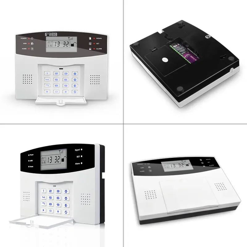 M2B APP Keyboard Screen Intercom Wired & Wireless Home Burglar Security Alarm 433MHz Wireless GSM Alarm System