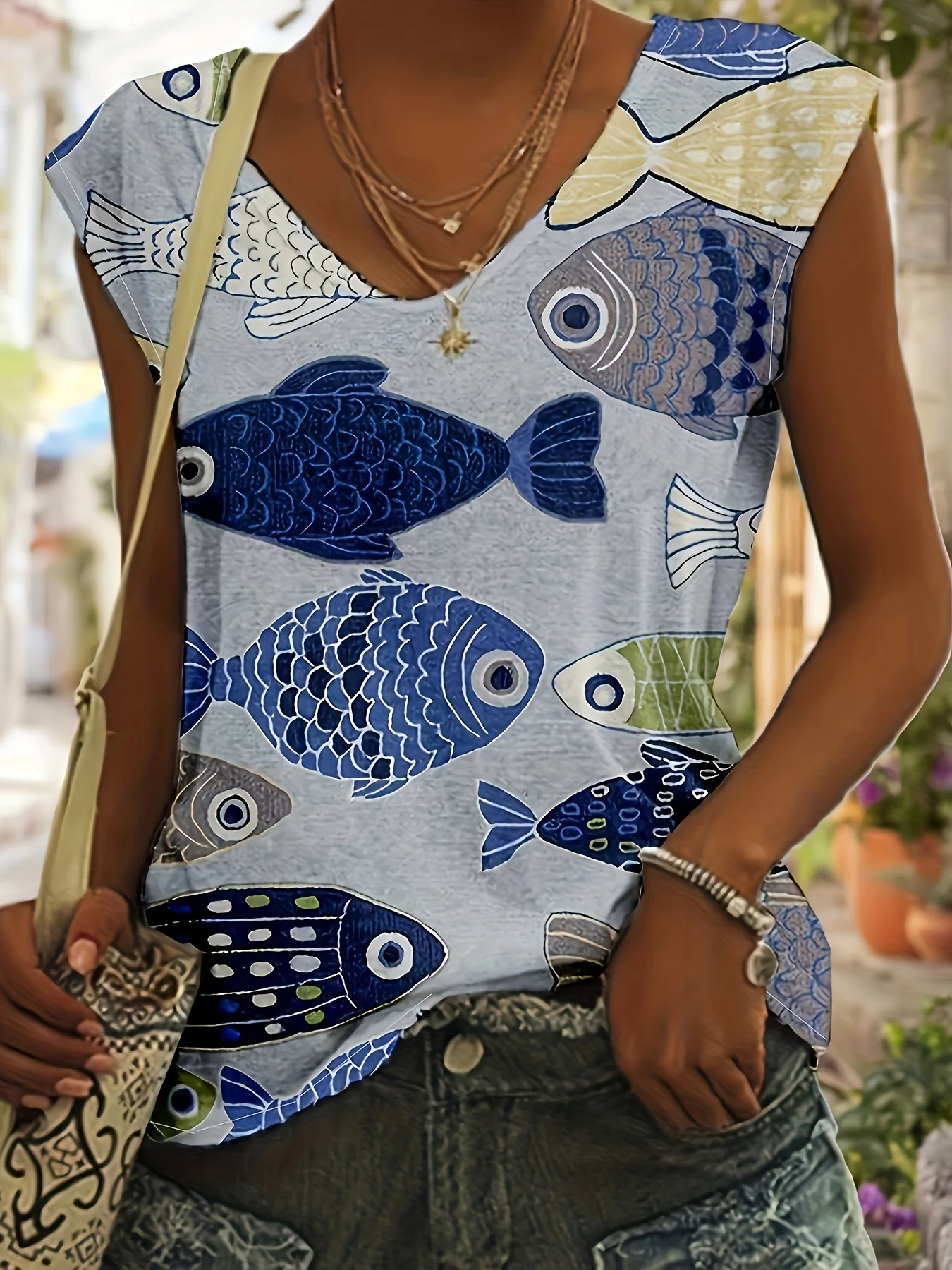 

Женский тканый жилет большого размера, женский тканый жилет большого размера, повседневный свободный жилет, подходящий для летней одежды