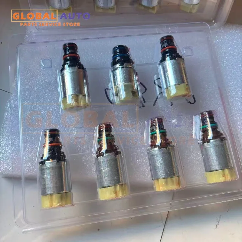 Transmission Valve Body Solenoids Kit 6R80 Fits for Ford Explorer Ranger Mustang Territory Transit Everest F-150 2011-2017 7PCS