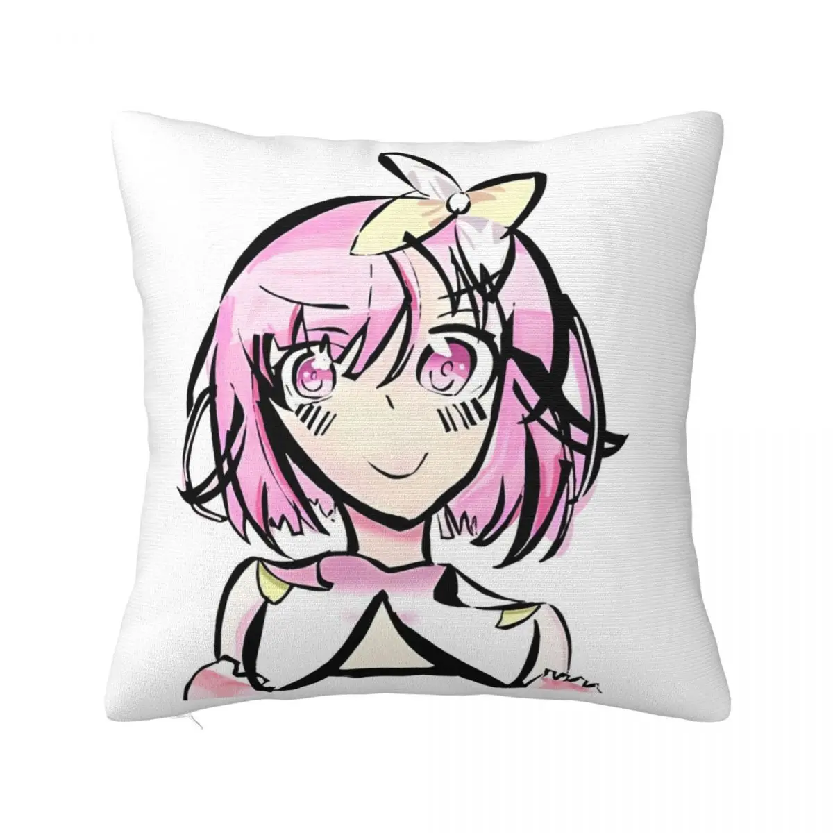 

Project Sekai Emu Otori Rui Kamishiro Pillow Cover Pillow Case For Sofa Bedroom Home Cushion Cover Square Graphic Pillowcases