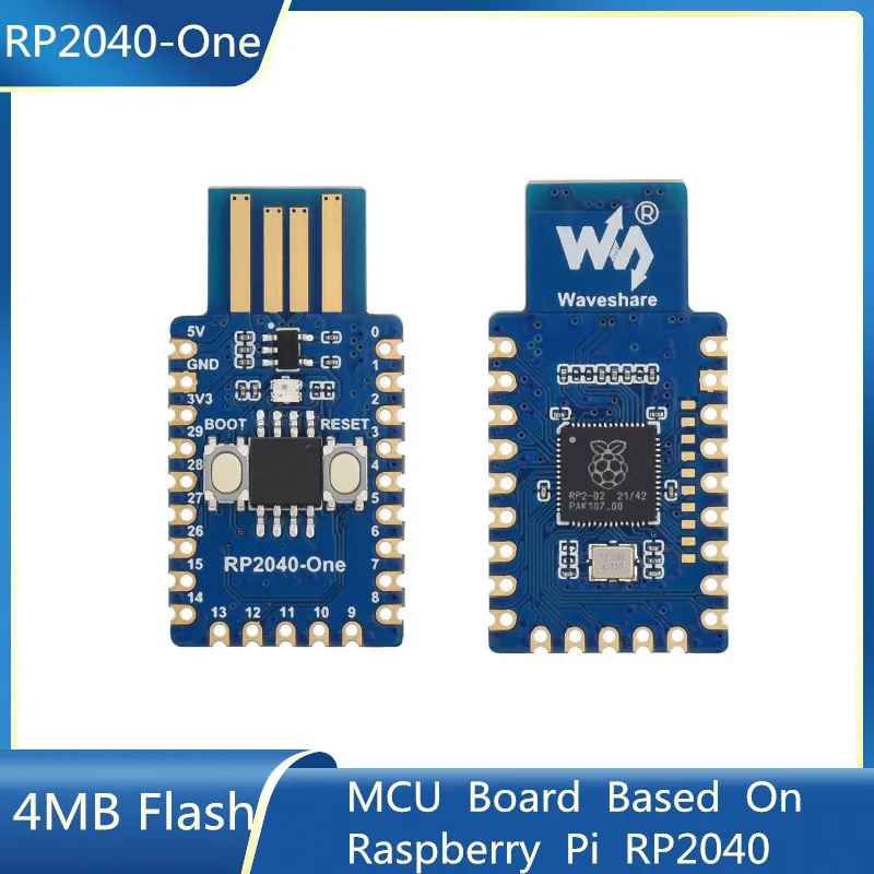 

Плата разработки RP2040-One, микроконтроллер, 4 МБ флэш-памяти типа A, плата MCU на базе Raspberry Pi RP2040