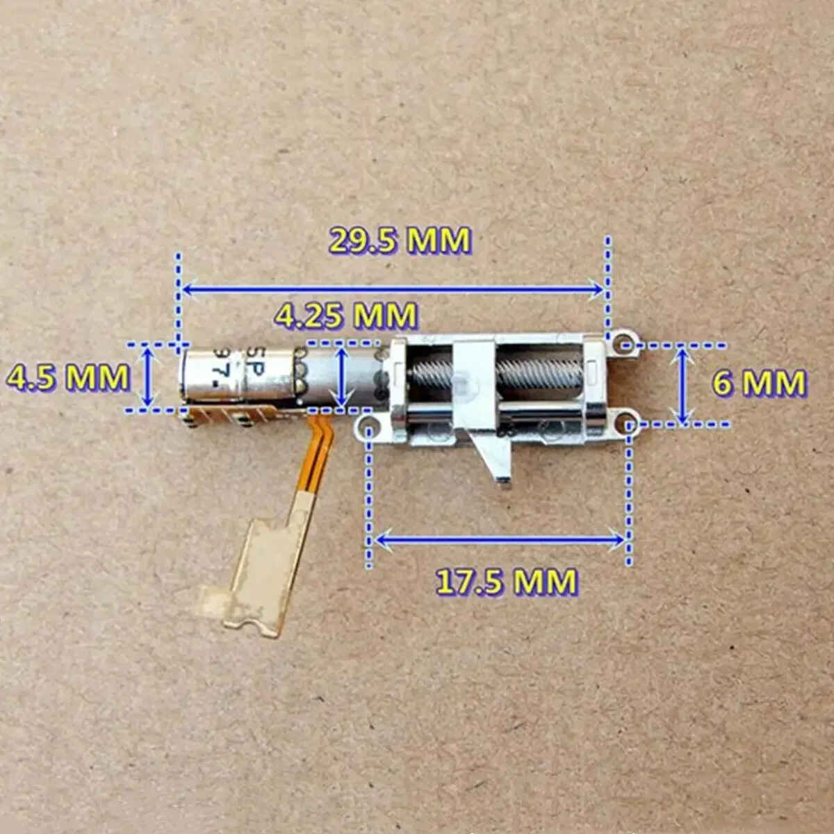 Micro 4mm DC 5V 2-Phase 4-Wire Mini Planetary Gear Stepper Motor Screw Slider Nut Camera Lifting Actuator