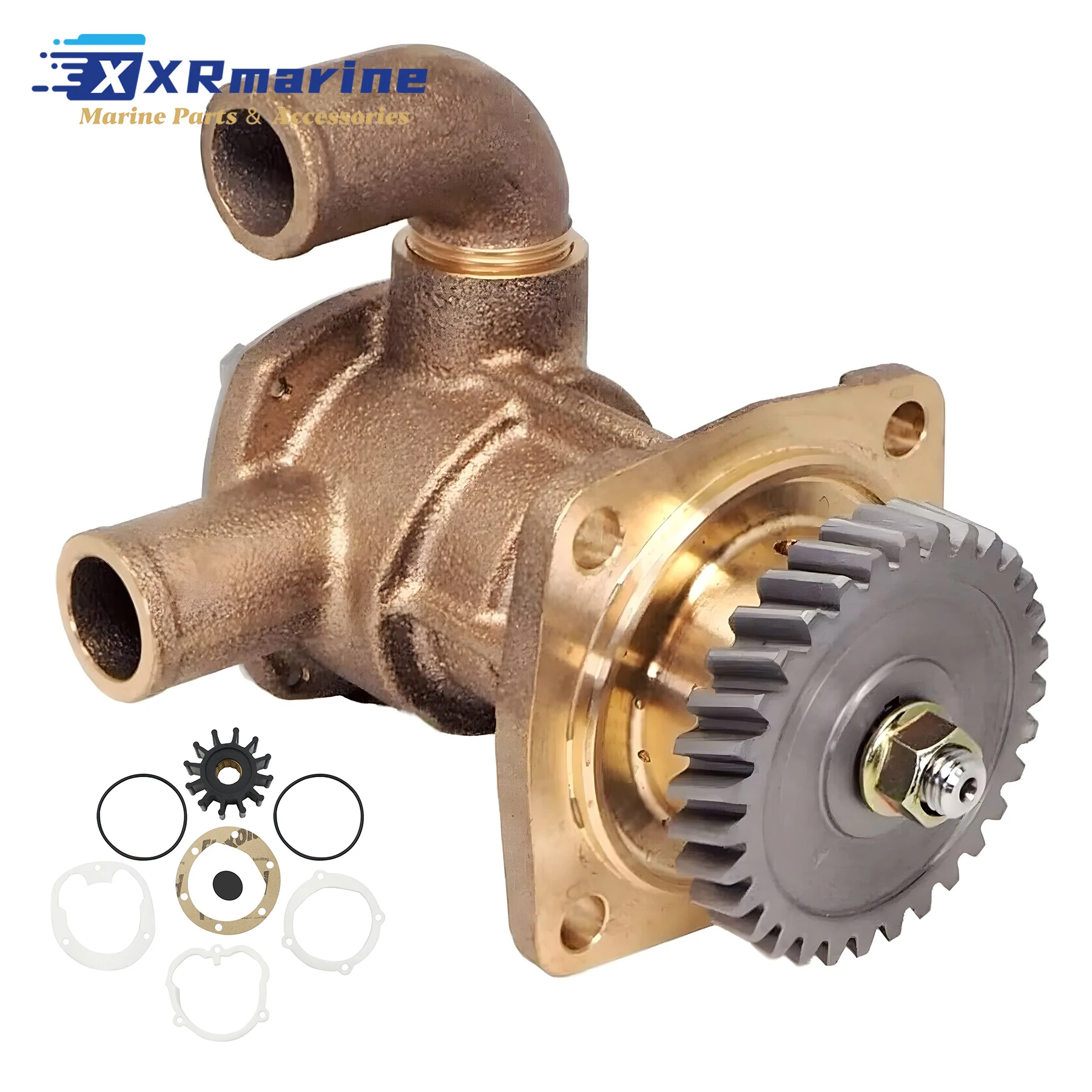 Raw Sea Water Pump with Impeller Kit Fits for SPX Flow Johnson Pumps 10-13328-04 10-13328-02 Replaces JPR-YM04JHA JPR-YM04JH01
