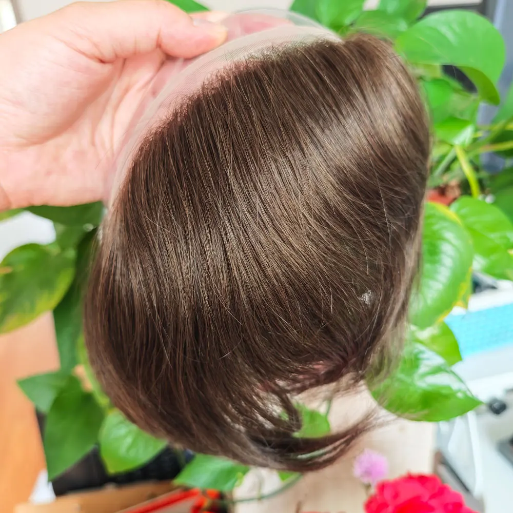 transparent-hd-lace-front-invisible-hairline-french-with-pu-men's-toupee-v-shape-frontal-middle-brown-hairpiece-4x18cm