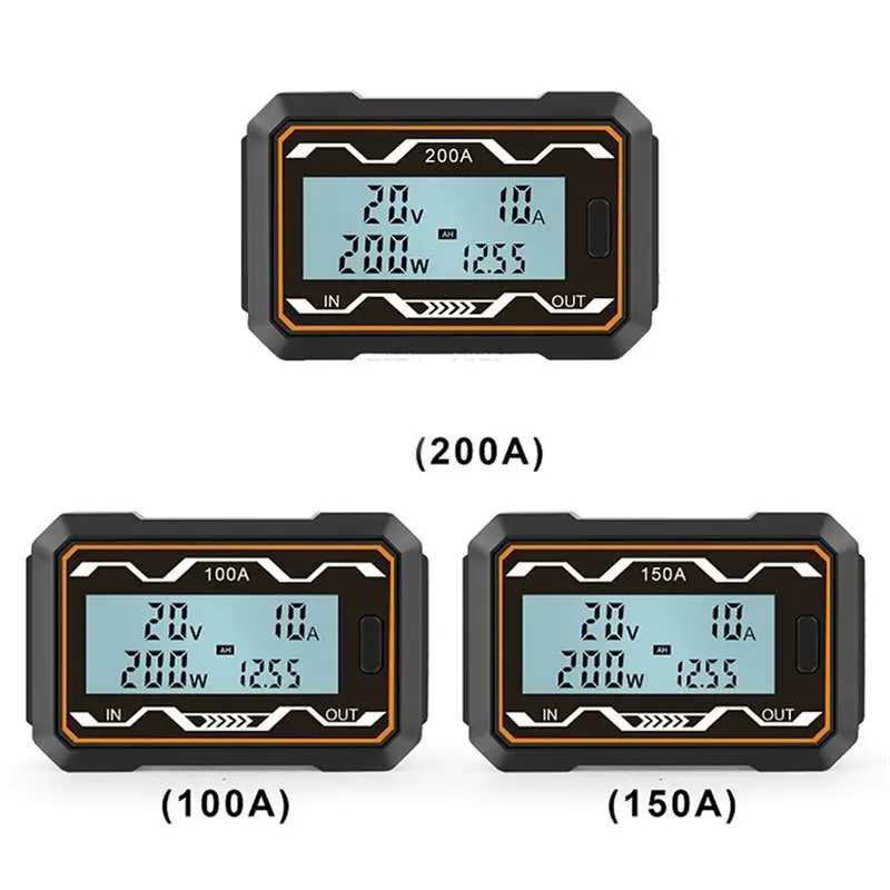 [B17B!】 High Precision DC 0-60V Voltmeter Ammeter Amp Meter Watt Meter Power Analyzer Backlight LCD Battery Voltage Tester