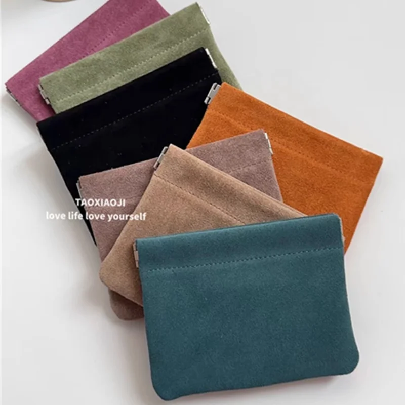 custom.Luxury Suede Jewelry Pouch Premium Storage Bags Elegant Jewelry Packaging & Display