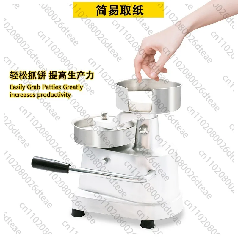 Commercial Meat Patty Forming Machine 100mm Size Manual Hamburger Burger Making Machine