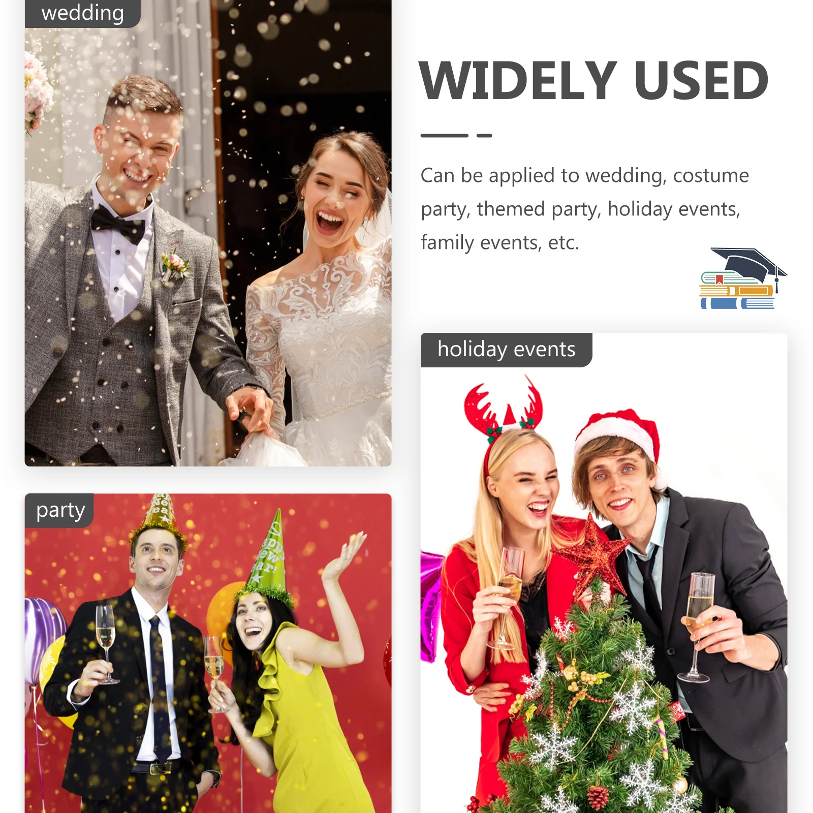 

Men Bow Tie Solid Color Premium Matte Fabric Double Layer Design Adjustable Elastic Strap for Wedding Prom Graduation Party