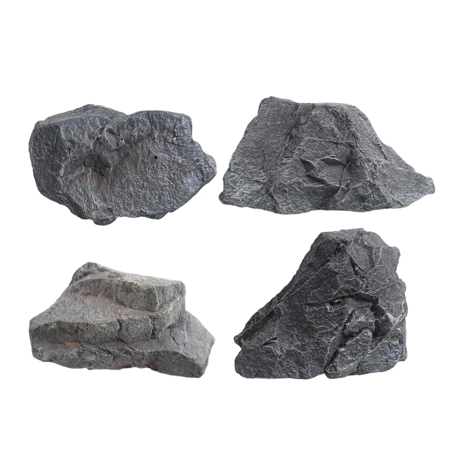 

Foam Artificial Landscape Rock Yard Ornament Ornament Multifunctional Highly Simulation Lightweight Gray Garden Decoration