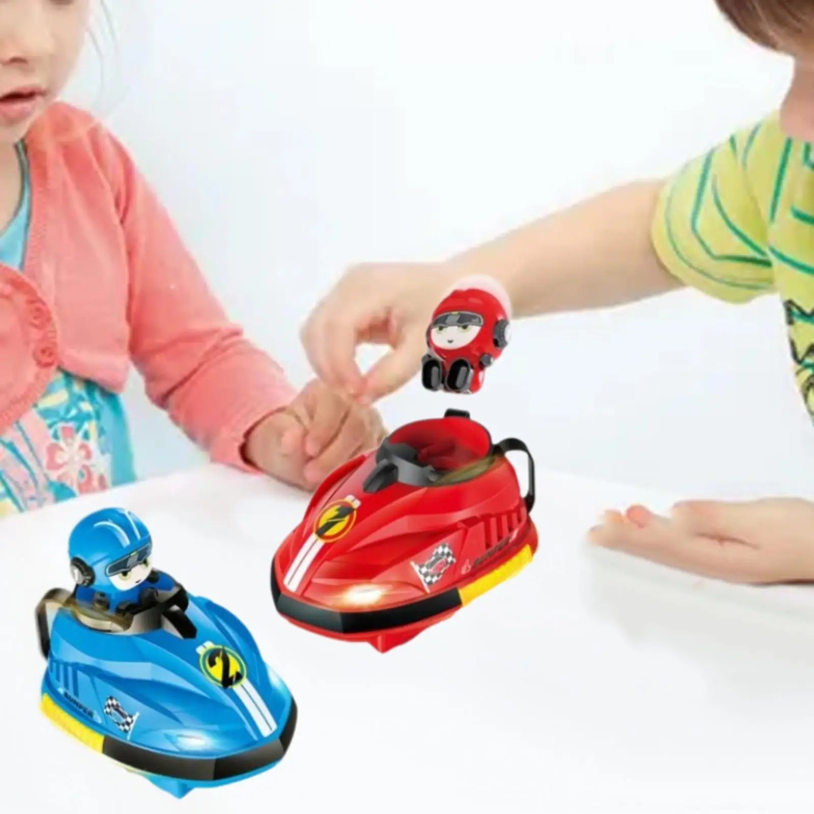 Remote Control Bumper Car 2 Players Kids RC Car with Driver for Children Boys Girls Teens Age 3 4 5 6+ Year Old Holiday Gift