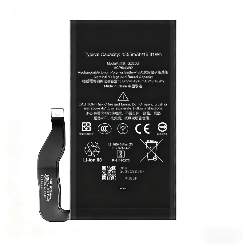 Baterai GZE8U GMF5Z GP5JE 4355mAh 5000mAh 4385mAh untuk Baterai Ponsel Google Pixel 7 7pro 7A + Alat