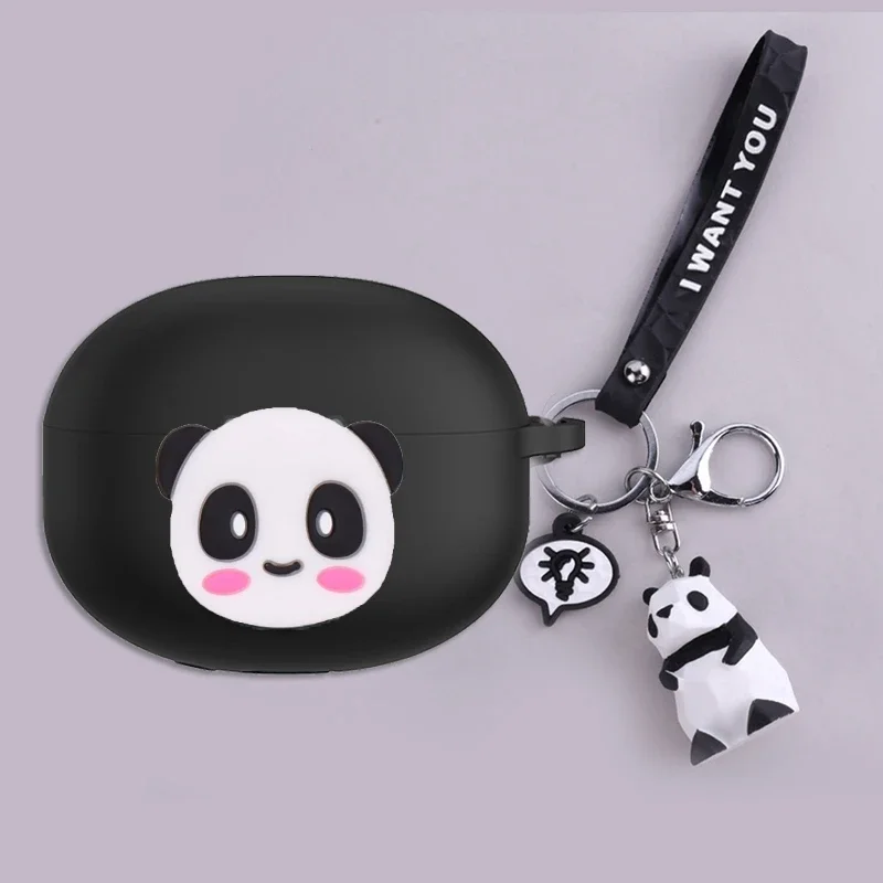 Hoạt Hình Dành Cho SoundPEATS Capsule3 Pro Ốp Lưng Dễ Thương Hình Thú Ngộ Nghĩnh Tai Nghe Nhét Tai Bao Da Silicone Hearphone Ốp Lưng