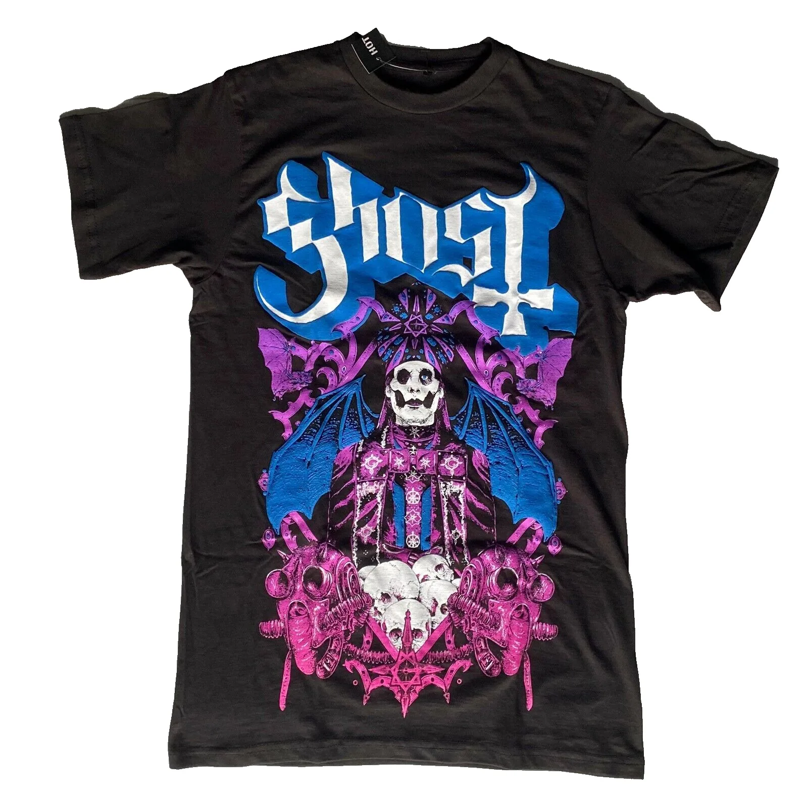 Ghost Band T Shirt Medium Papa Emeritus Black Metal Music Comic New