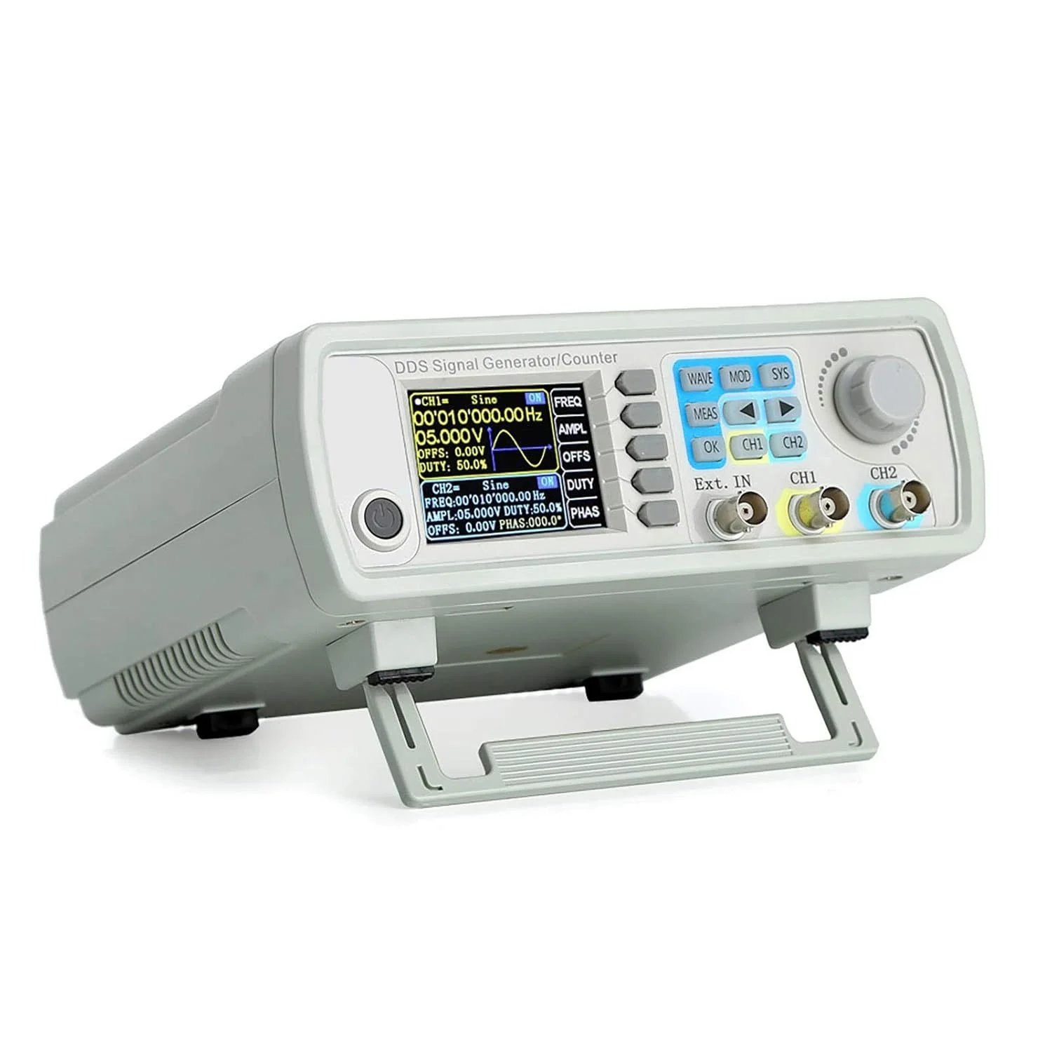 JDS6600 15/30/40/50/60MHz DDS Function Signal Generator/Arbitrary Waveform Pulse Generator,/2 Channel Frequency Meter