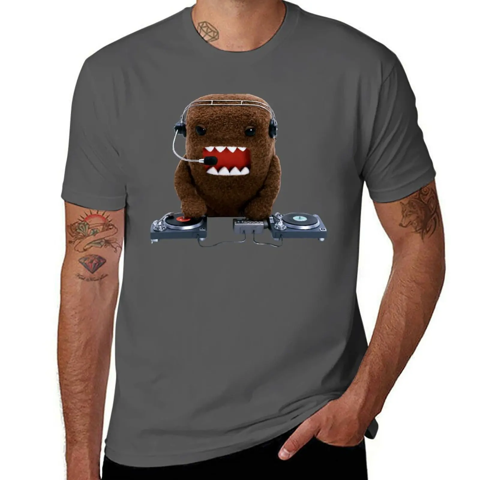 

Domo DJ T-Shirt Work Wear Simple Tee Shirt