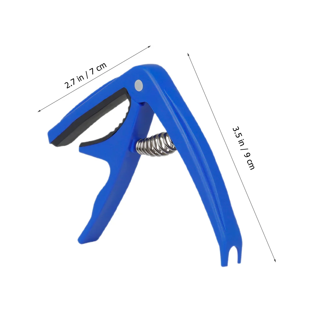 Capo Universal For Acoustic Electric Guitar Adjustable Spring Tension Easy One Hand Operation Folk Country Music Tool Capo