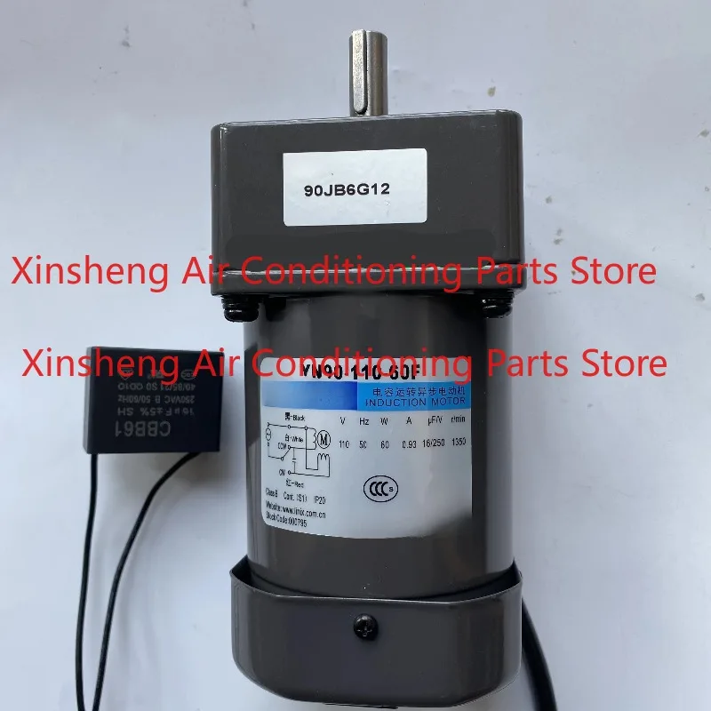 For LINIX morto 90JB6G12 YN90-110-60F1350RPM Constant speed motor 90JB6G 1232 YN90-60F-110V-1350RPM