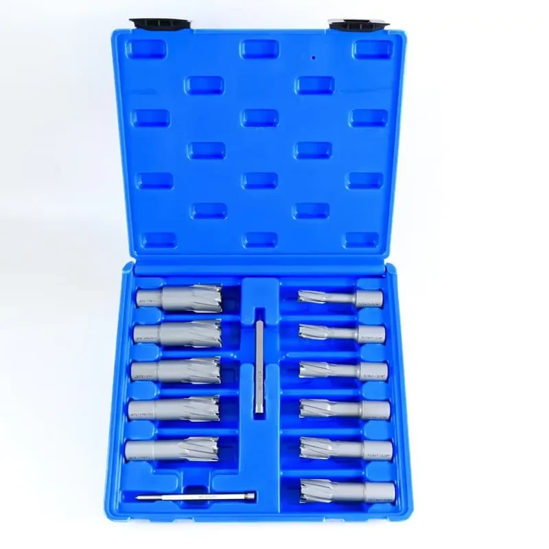 Hot Sale Tranrich 13pcs Carbide Core Drill Bits Set Annular Cutter for Metal/Iron/Aluminum/Wood Hole Drilling
