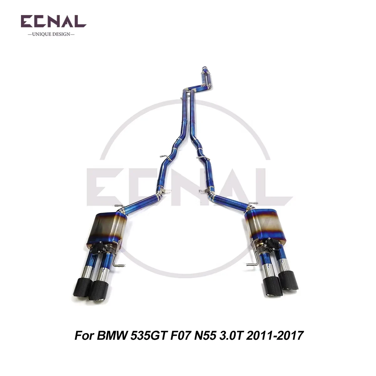 

Выхлопная система Ecnal Exhaust Valved Catback для BMW 535GT F07 N55 3.0T 2011-2017 из титанового сплава TC4 с клапаном и глушителем
