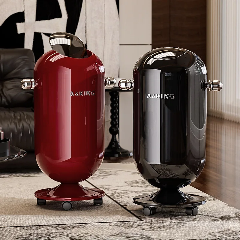 

Trash can household 2025 new living room light luxury high-end large capacity kitchen bathroom toilet sanitary bucket