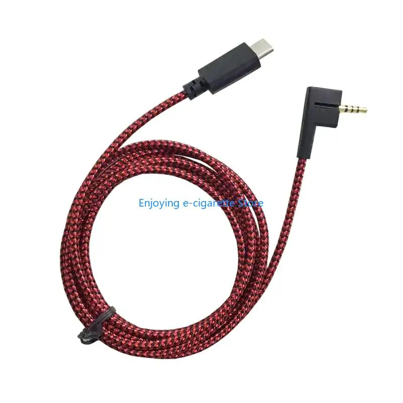 Professionelles Soundkabel für HD438/439/451/471i HD461Gi Headsets Kabeldraht 3,5 mm/Typ-C-Stecker Verbesserte Haltbarkeit Y4QF – Detail 7