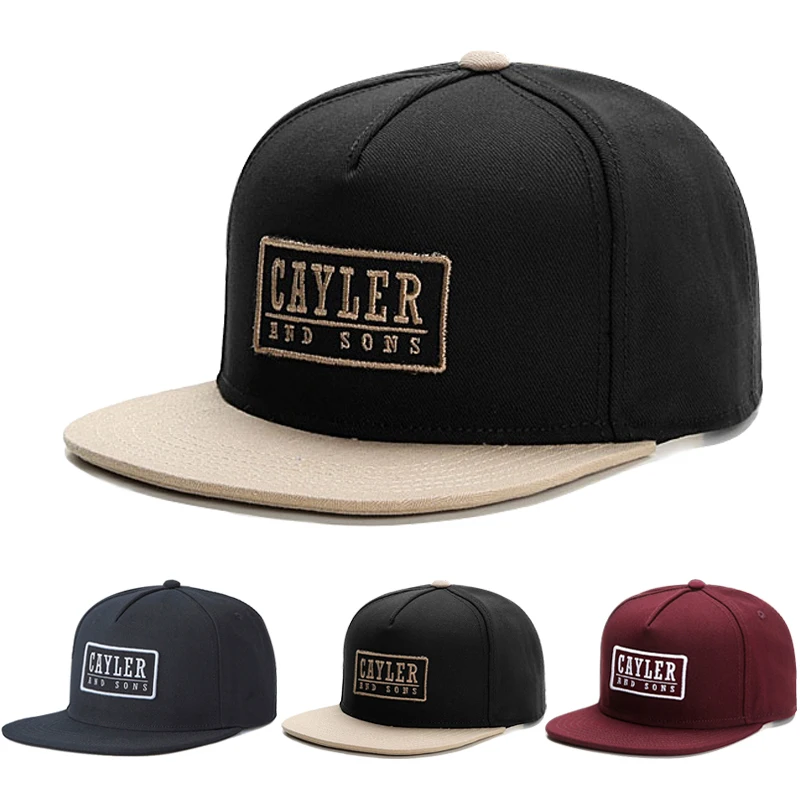 Gorra de béisbol CAYLER AND SONS de moda, gorra clásica de Hip Hop a la moda, sombrilla para exteriores, sombrero decorativo, sombrero de borde plano ajustable