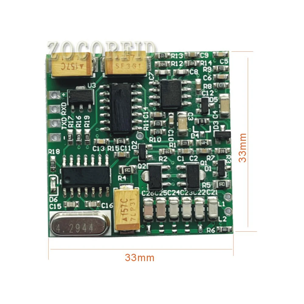 134.2K Animal Tag Reader Module TTL Output AGV RFID FDX-B FDXB ISO11784 Long distance Free 2 tags