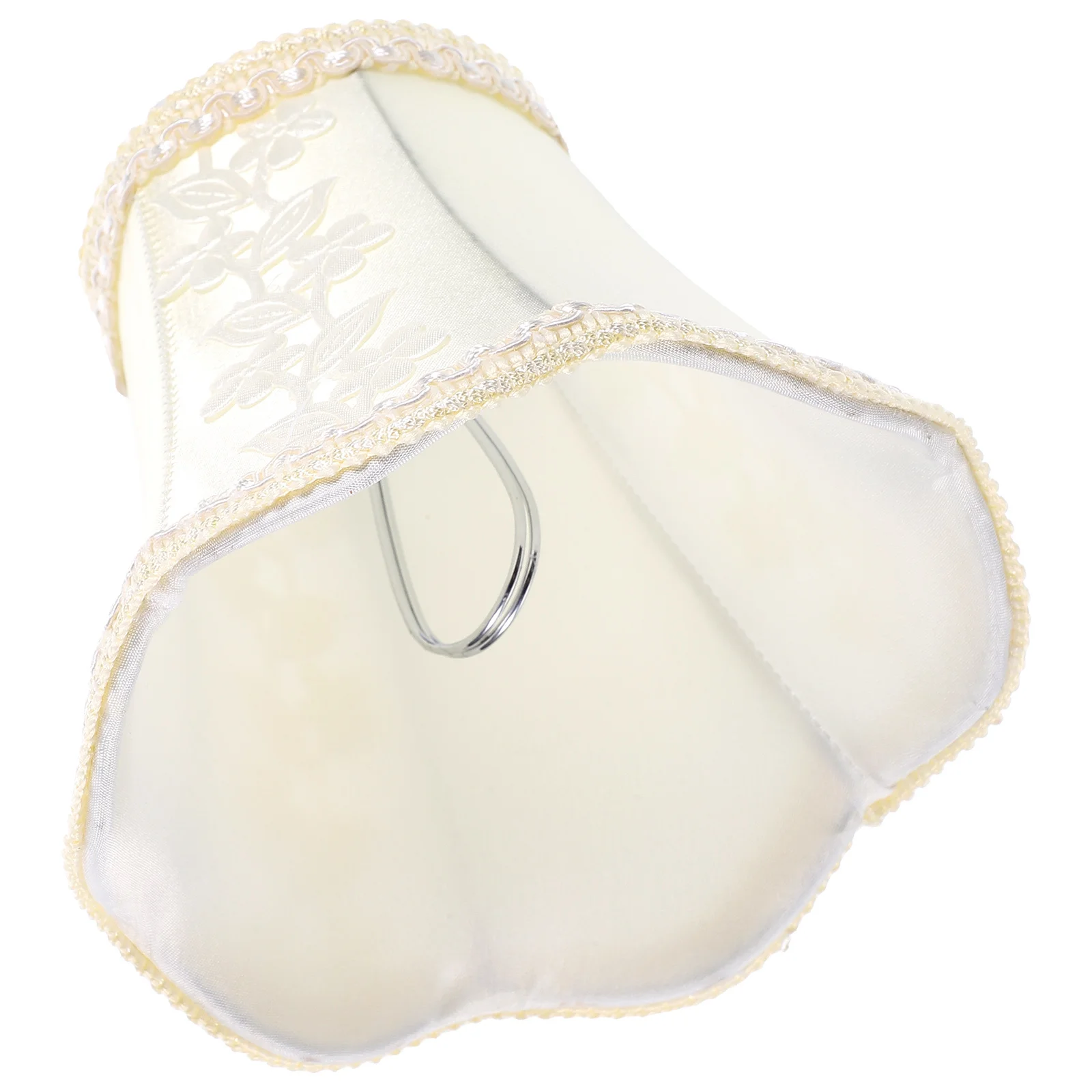 

1Pcs Cloth Lampshade Simple Wave Bottom Soft Light Cover Ceiling Light Accessory for Home Wall Floor Lamp Decorative Shade