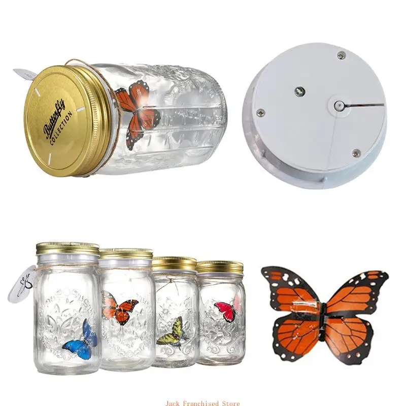 LED Animated Butterfly in a Jar, Fluttering, Amazing Collection Operat Operat