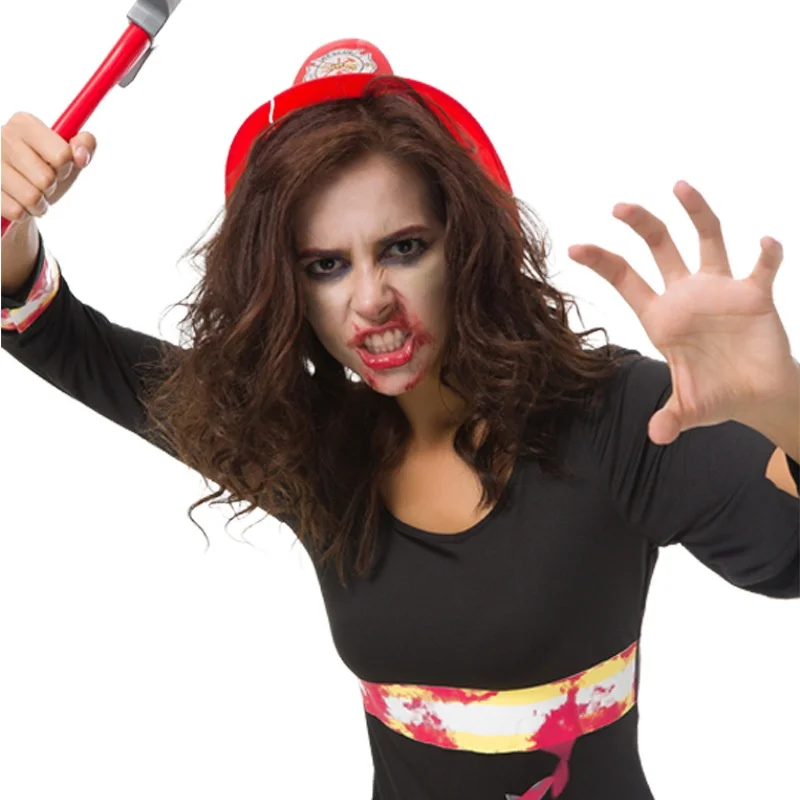 Halloween Terror Skelett Kostüm Pirat Teufel Rollenspiel Outfit Damen Traditionelles chinesisches Kostüm Bühnenaufführungskleidung