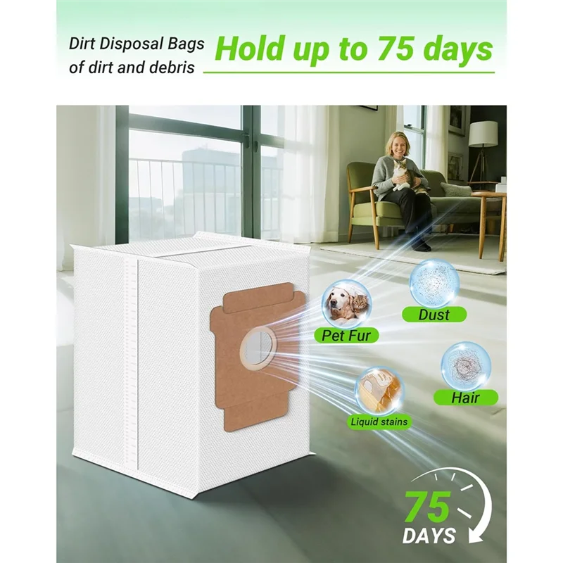 AD24 Zubehör für Irobot Roomba Plus 505/405 Combo Ersatzteile Roboter-Staubsauger