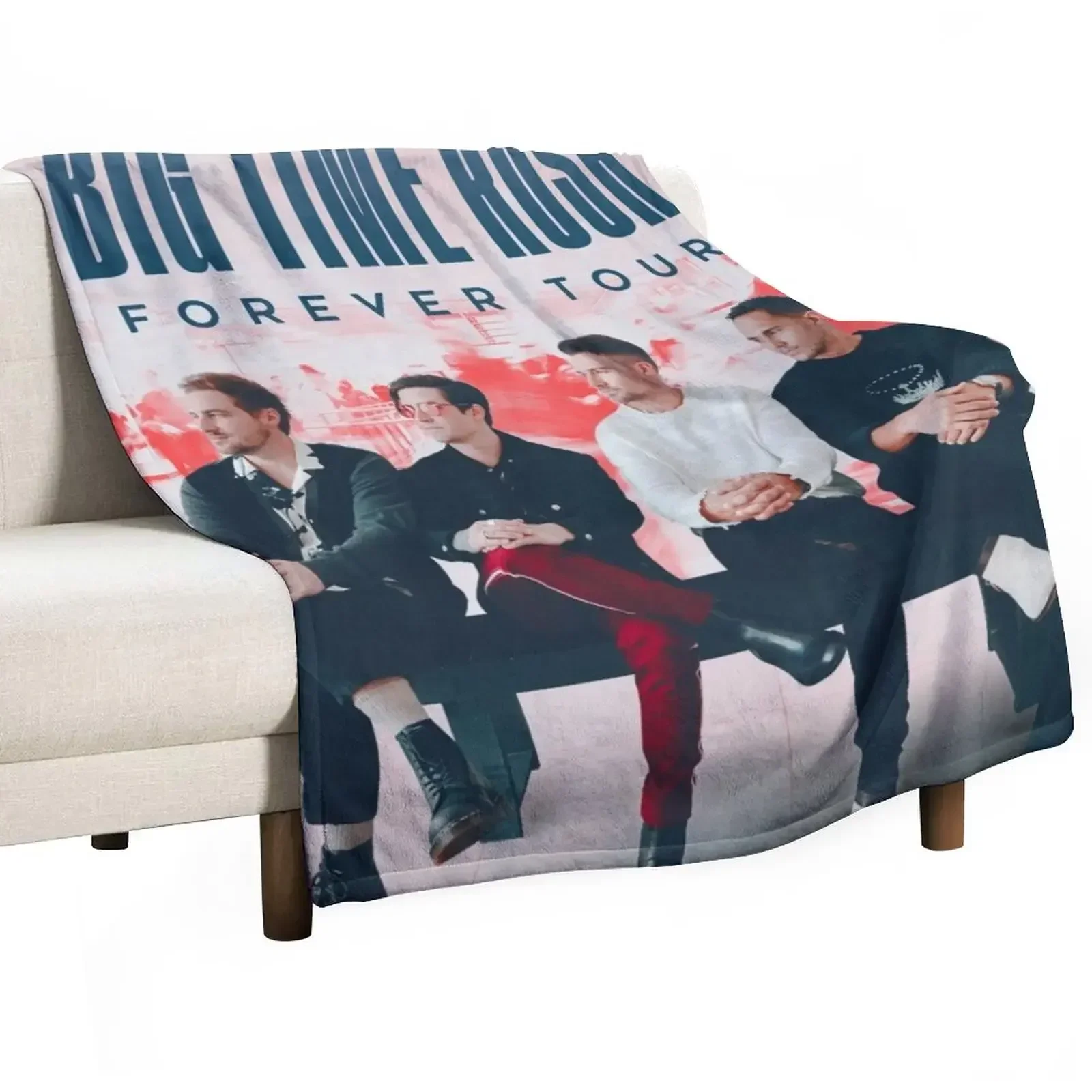 

btr 2022 tour btr big time rush btr 2022 tour Throw Blanket for sofa Single christmas decoration Retros Blankets