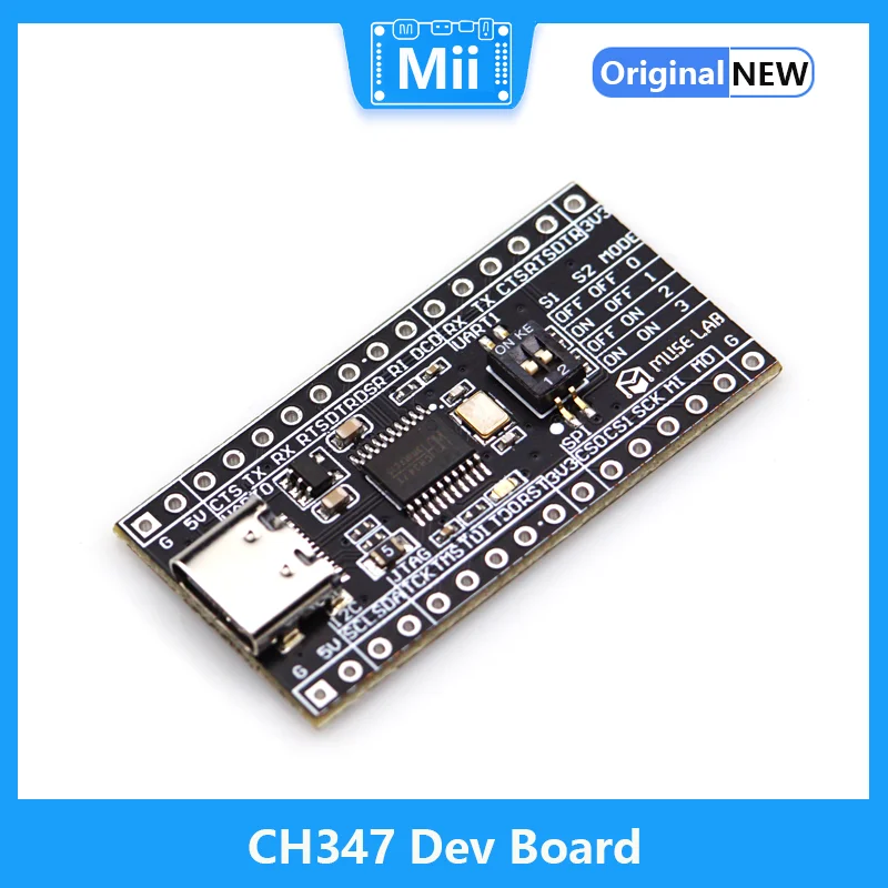 

CH347 Development Board Module USB2.0 High Speed USB to UART / I2C / SPI / JTAG / GPIO Open Source USB-HS-Bridge