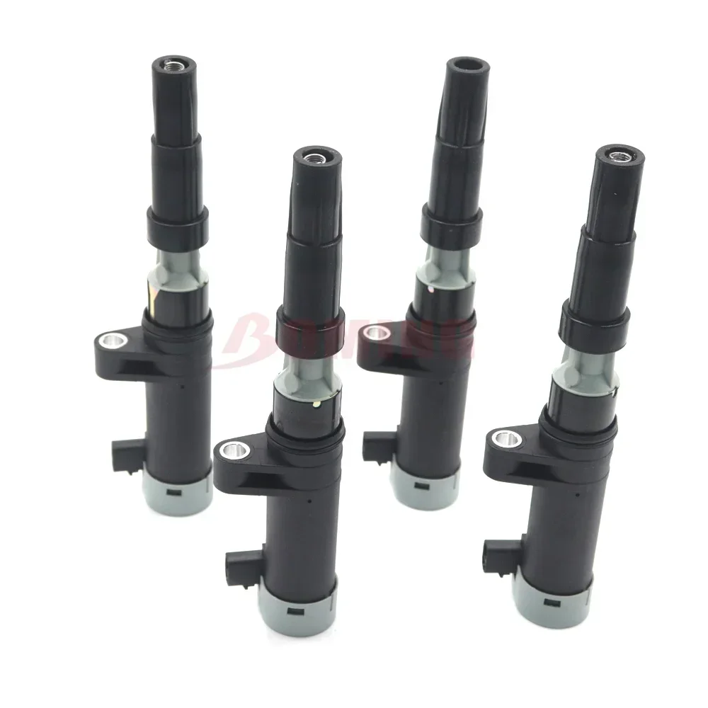 4PCS 243CSD16697 8200405098 New Ignition Coil Kit For Renault Clio Megane Scenic Laguna F4P F4R K4J K4M