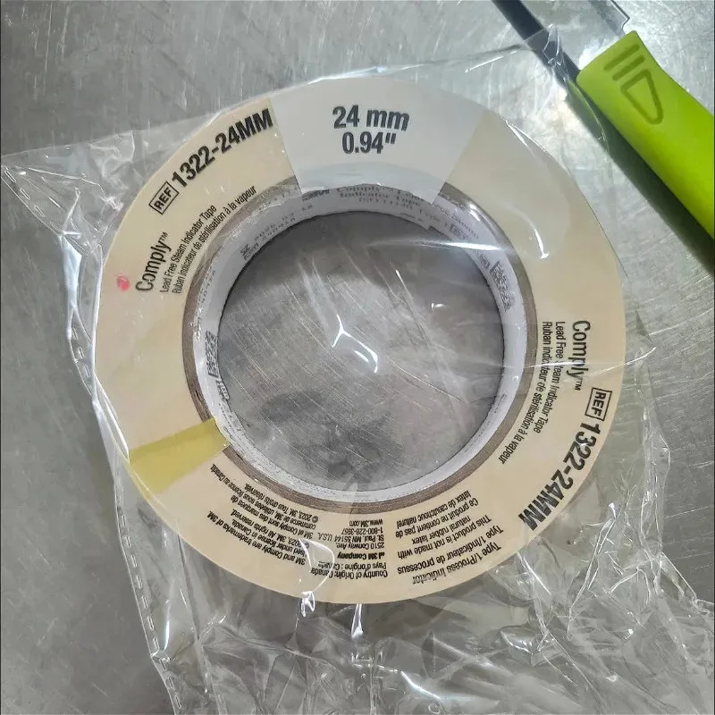 

Dental1322 High Temperature Sterilization Steam Color Change Indicator Tape High Pressure Steam Sterilization Tools