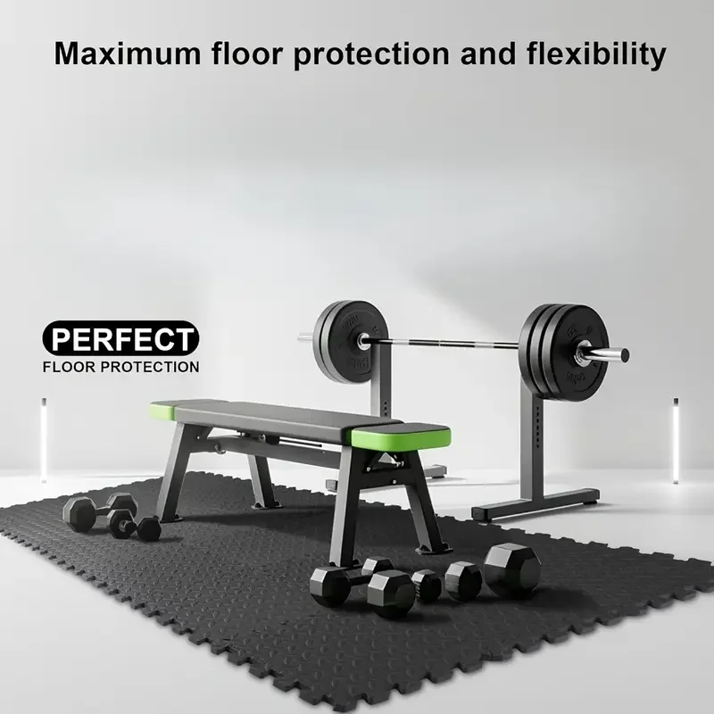 

20 шт., коврик для фитнеса-головоломки из пены EVA, нескользящая поверхность, коврик для акупрессуры, подходит для домашнего спортзала, блокирующий коврик для спортзала