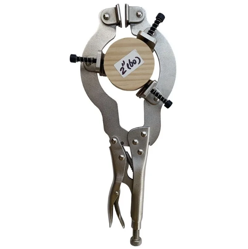 11 New Model Three Lock Pipe Clamp Adjustable Fastening Tool for Welding and Woodworking with Alignment Screws