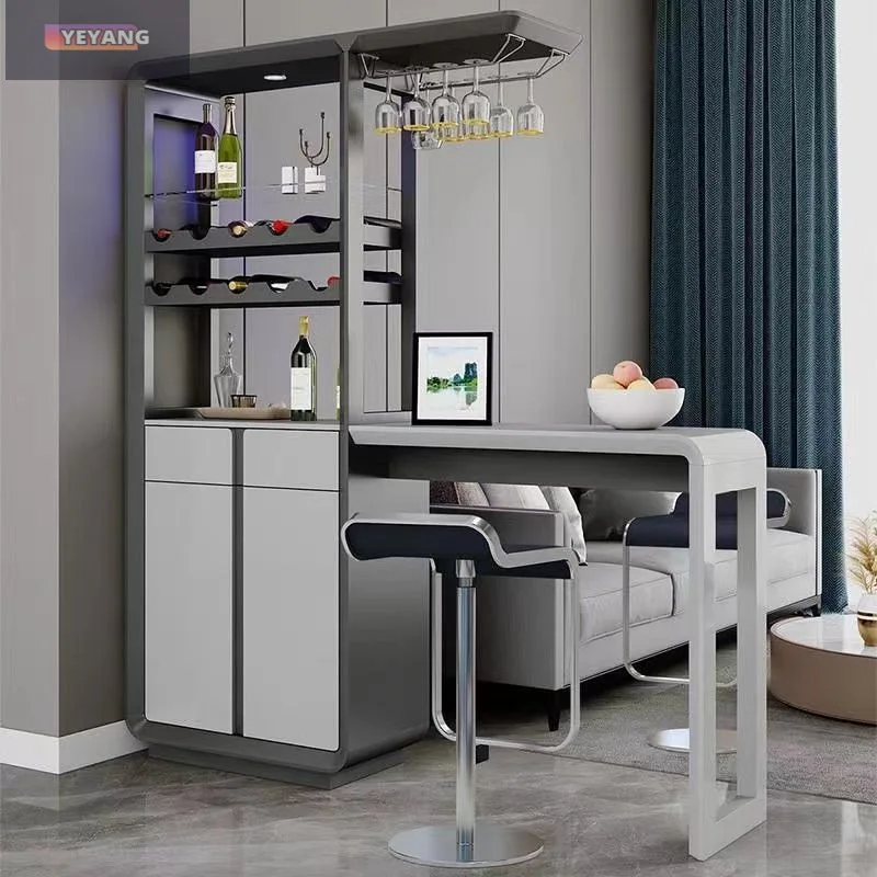 

Living room partition cabinet double-sided bar bar wine cabinet integrated entrance cabinet modern light luxury household bar