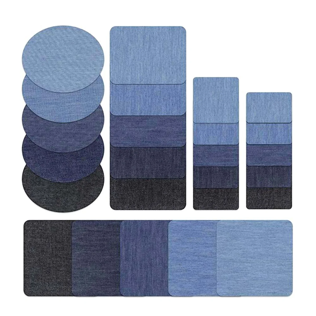 

A77I 25 шт. железные нашивки для ремонта одежды, джинсовые нашивки для снаружи, пришивные железные нашивки для комплектов джинсов